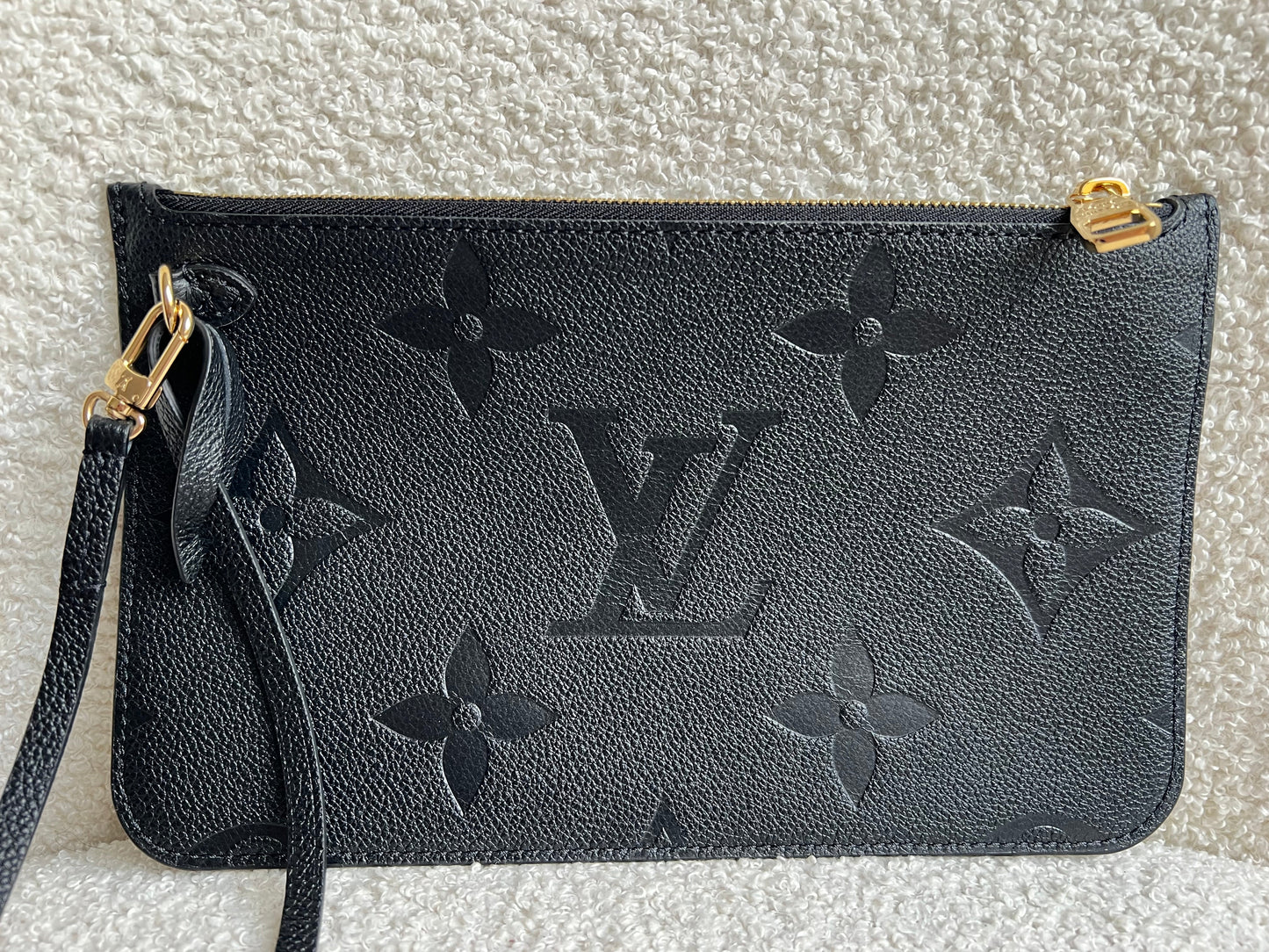Louis Vuitton Pouch (from Neverfull) Black Empreinte