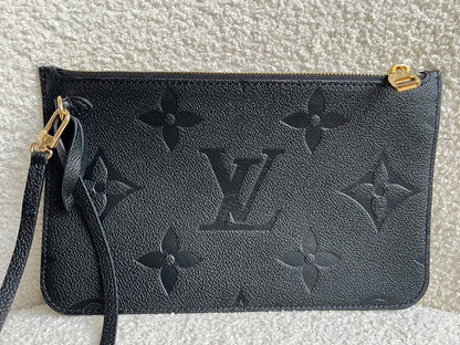 Louis Vuitton Pouch (from Neverfull) Black Empreinte