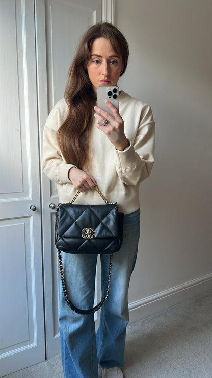 Chanel Small 19 in Black Lambskin (RRP £5,590)