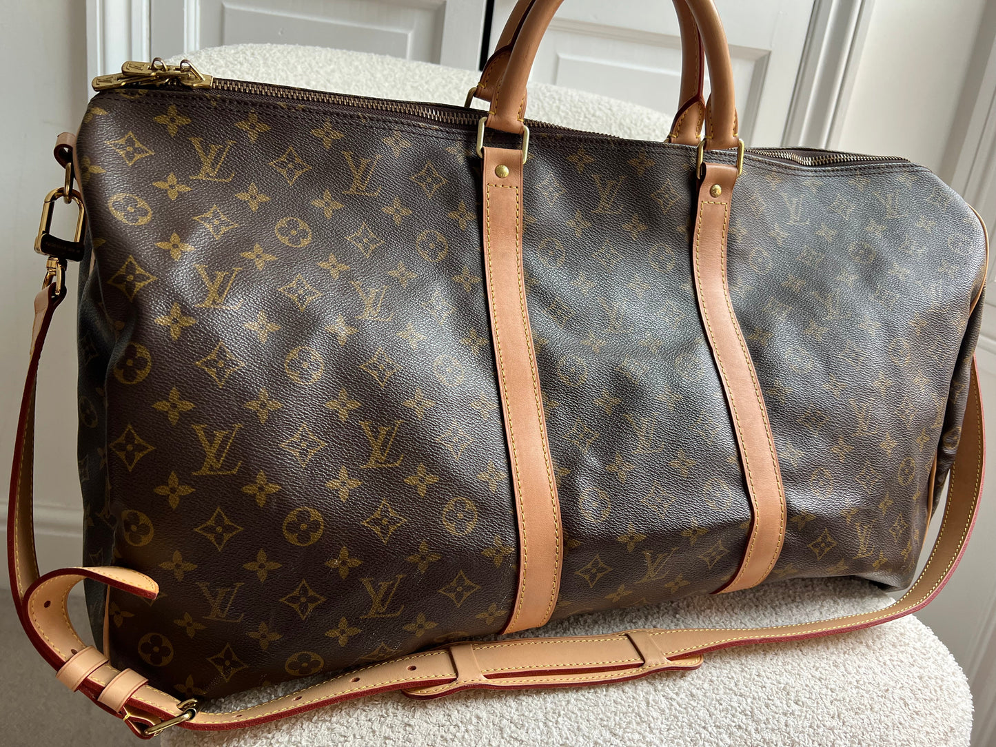 Louis Vuitton Vintage Keepall Bandouliere 60