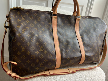 Louis Vuitton Vintage Keepall Bandouliere 60