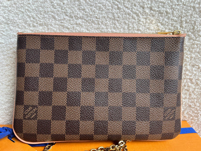 Louis Vuitton “LV” Double Pochette Damier Ebene