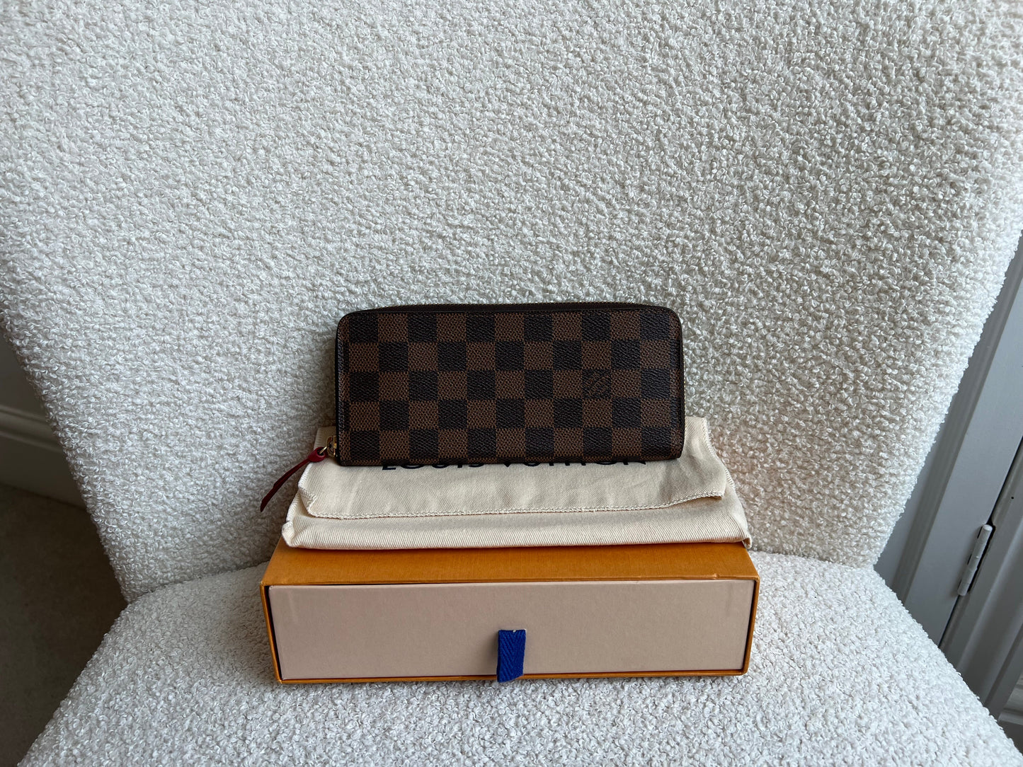 Louis Vuitton Clemence Wallet in Damier Ebene (RRP £450)