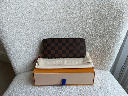 Louis Vuitton Clemence Wallet in Damier Ebene (RRP £450)