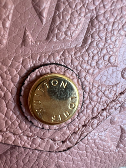Louis Vuitton Zoe Wallet Rose Poudre Empreinte (RRP £515)