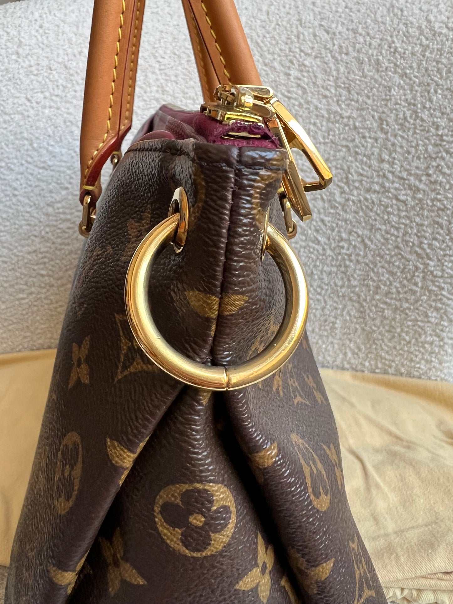 Louis Vuitton Pallas Tote in Monogram and Fuchsia (RRP £1960)
