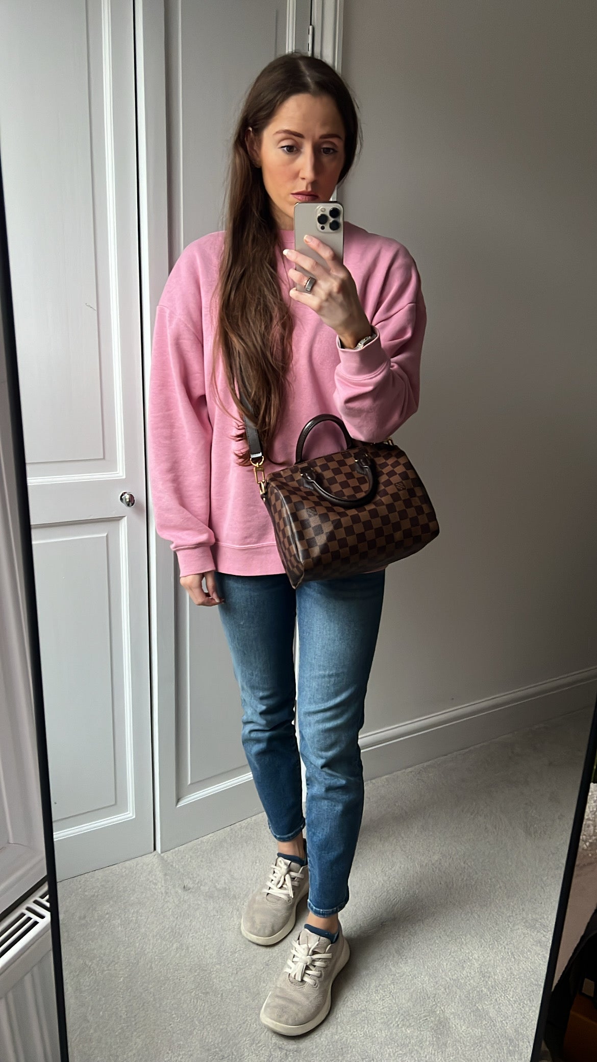 Louis Vuitton Speedy 25 Bandouliere Damier Ebene (RRP £1,440)