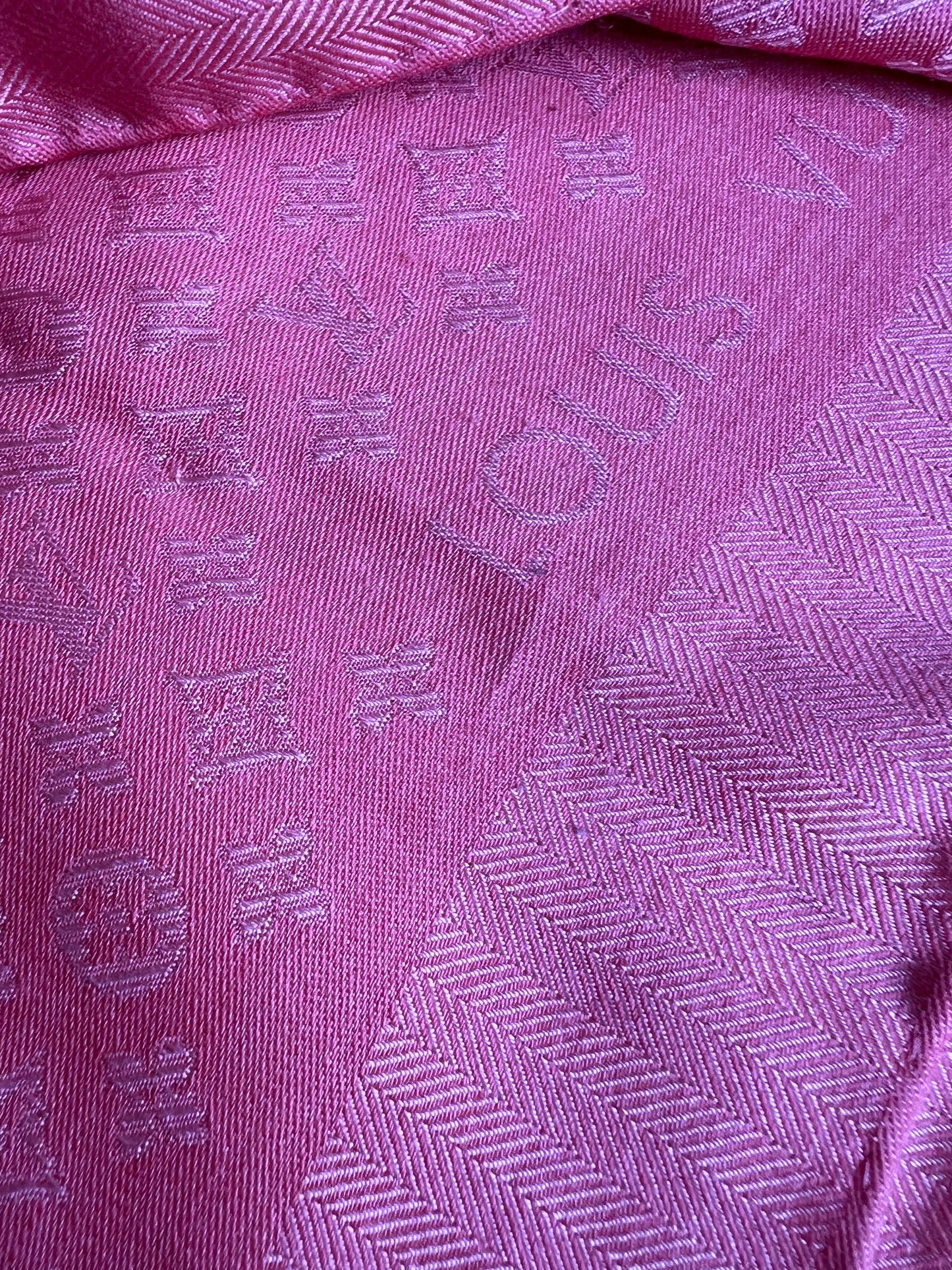 Louis Vuitton Pink Monogram Shawl