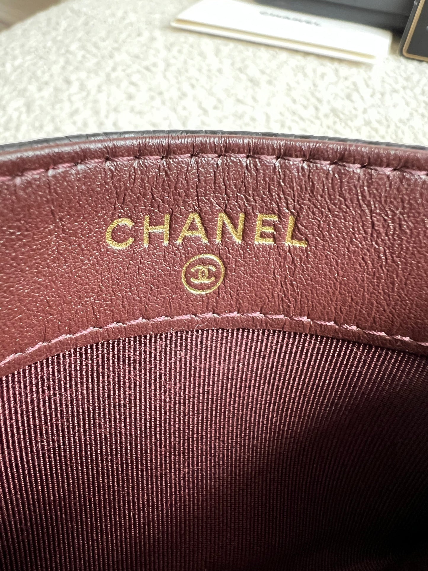 Chanel Black Caviar Card Holder with Gold Hardware (RRP £420)