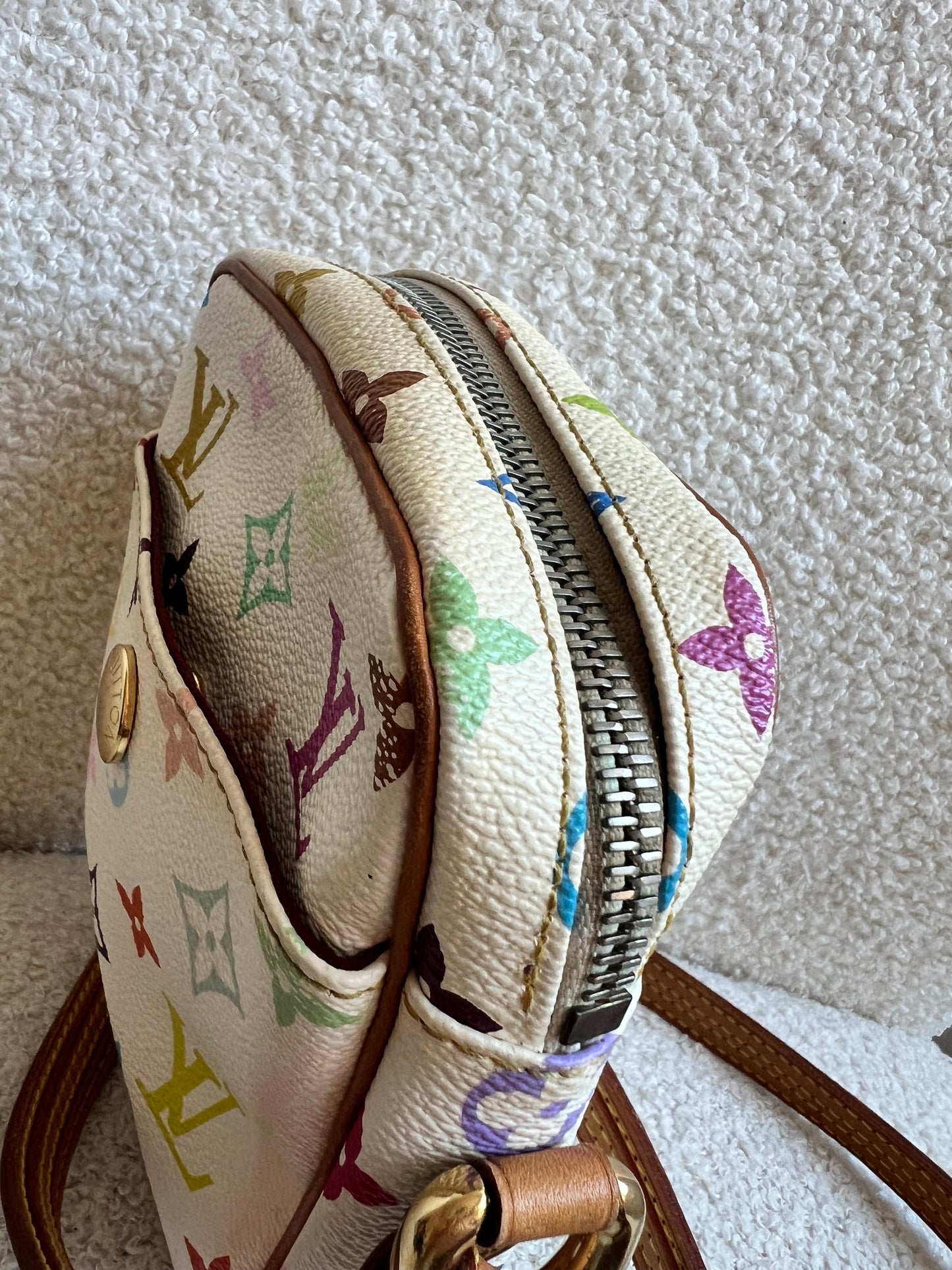 Louis Vuitton Rift Bag White Multicolore Takashi