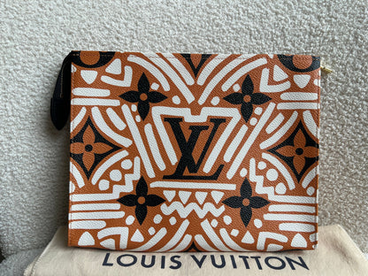 Louis Vuitton Crafty Toiletry Pouch 26 Creme Caramel