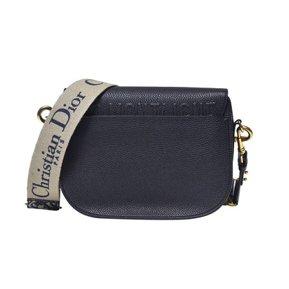 Black Grained Leather Large Dior Bobby Bag Rented Out