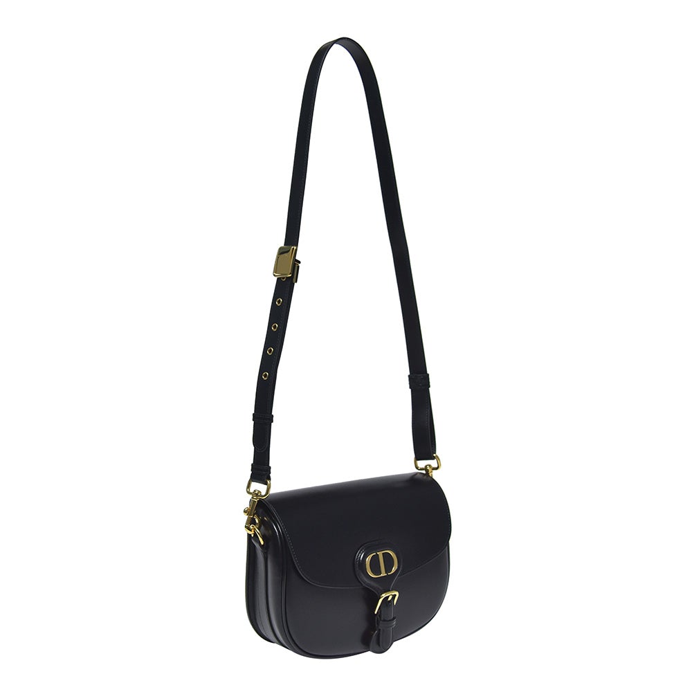 Black Box Calfskin Leather Medium Dior Bobby Bag - 4 Rented Out