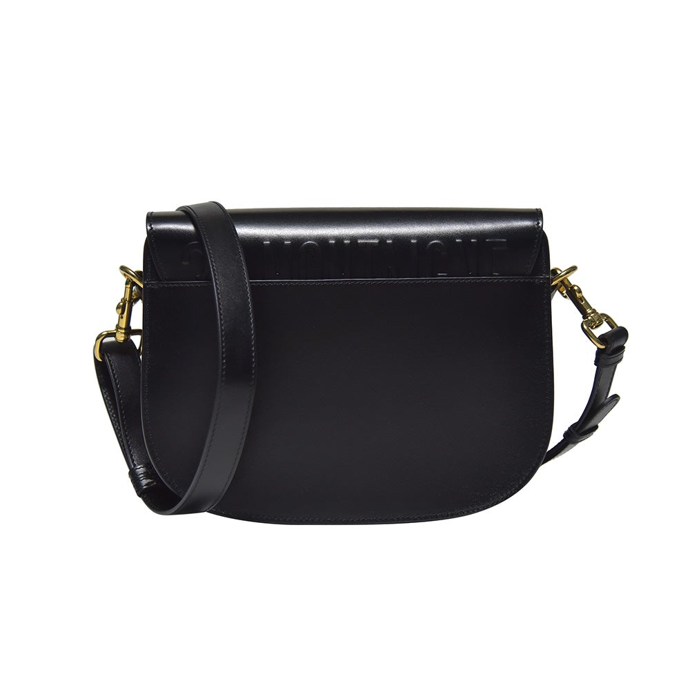 Black Box Calfskin Leather Medium Dior Bobby Bag - 4 Rented Out