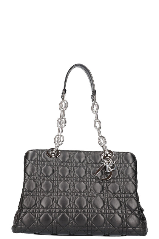 Christian Dior Soft Medium Cannage Bag Black
