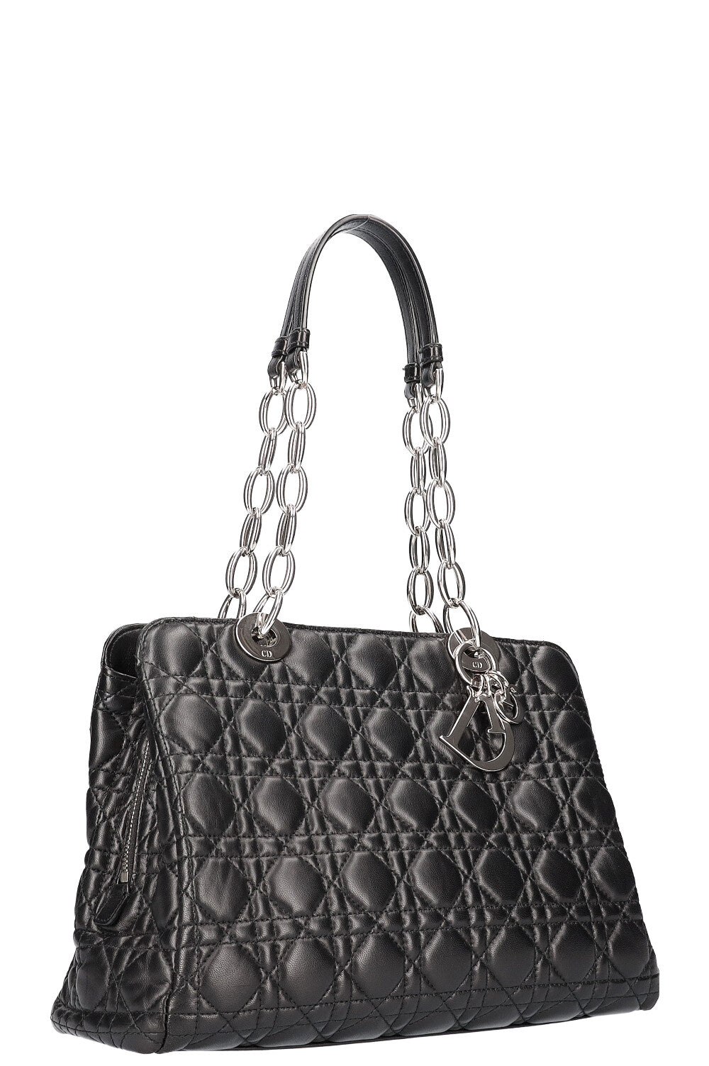 Christian Dior Soft Medium Cannage Bag Black
