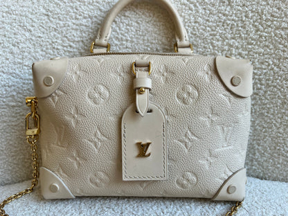 Louis Vuitton Cream Empreinte Petite Malle Souple Bag (RRP £2420)