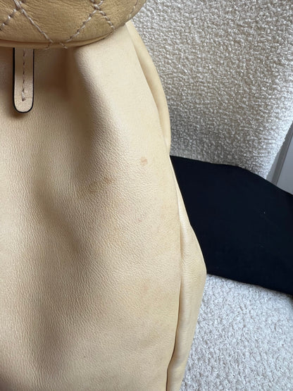 Chanel Beige Edgy Lambskin Large Hobo