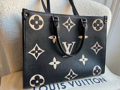 Louis Vuitton On the Go MM Bicolour Empreinte (RRP £2,660)