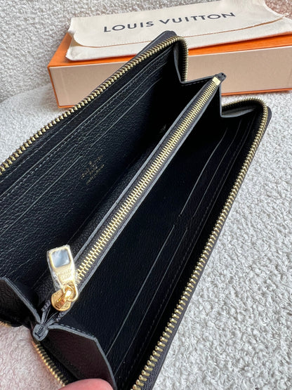 Louis Vuitton Clemence Wallet in Black Empreinte (RRP £545)