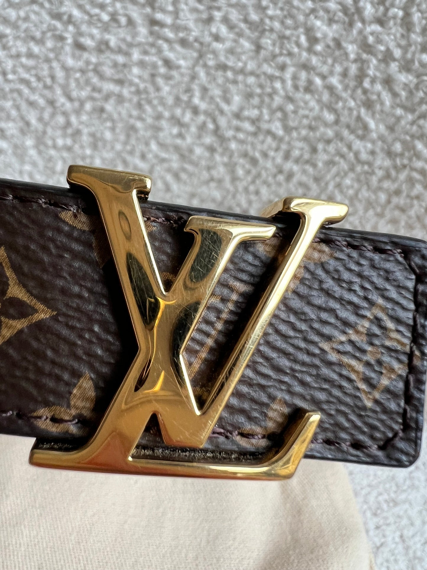 Louis Vuitton Initials Belt Monogram Size 95