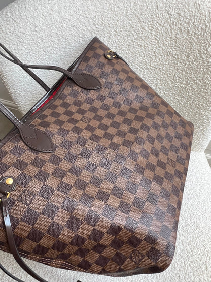 Louis Vuitton Neverfull MM Damier Ebene Cherry Interior (RRP £1,430)