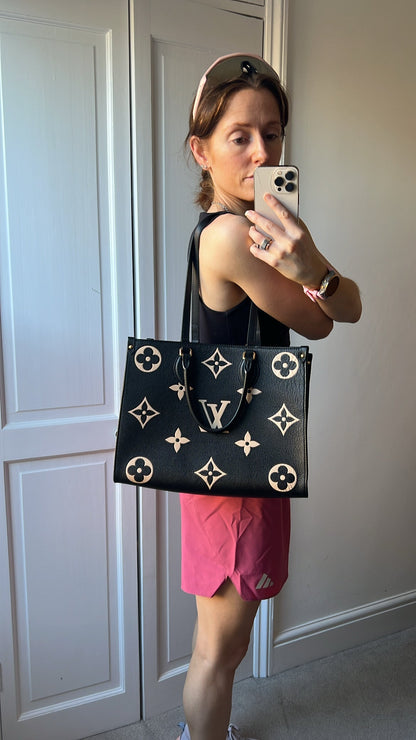 Louis Vuitton On the Go MM Bicolour Empreinte (RRP £2,660)