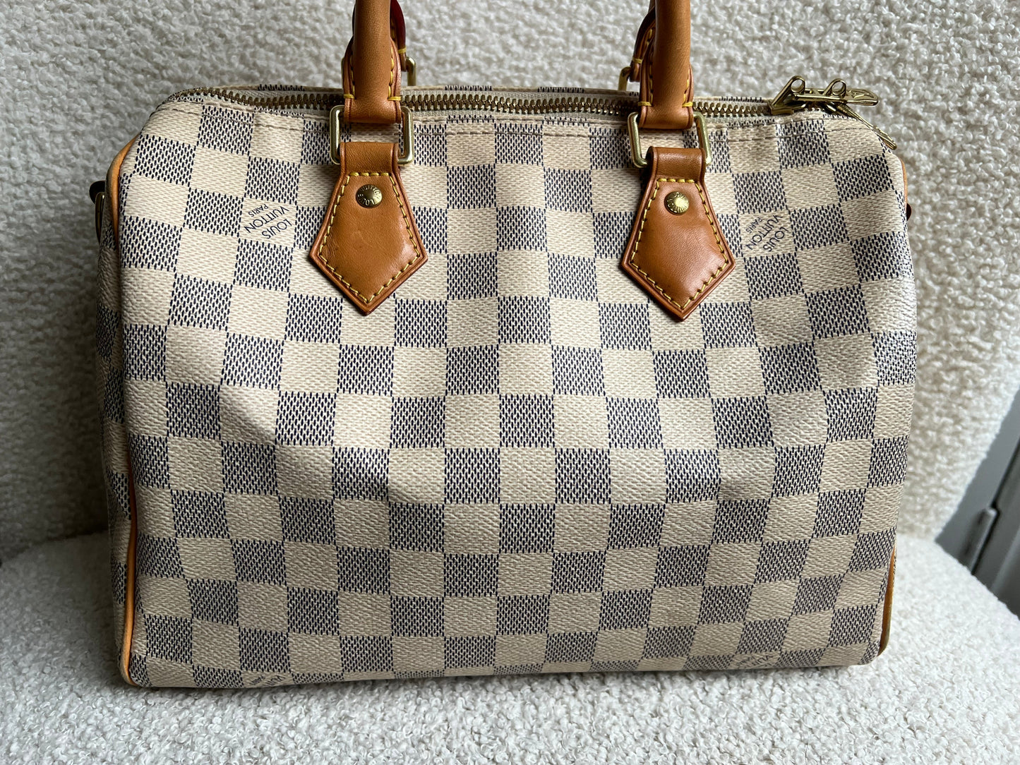 Louis Vuitton Speedy 25 Bandouliere Damier Azur (RRP £1,440)
