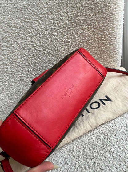 Louis Vuitton Saintonge Monogram Red