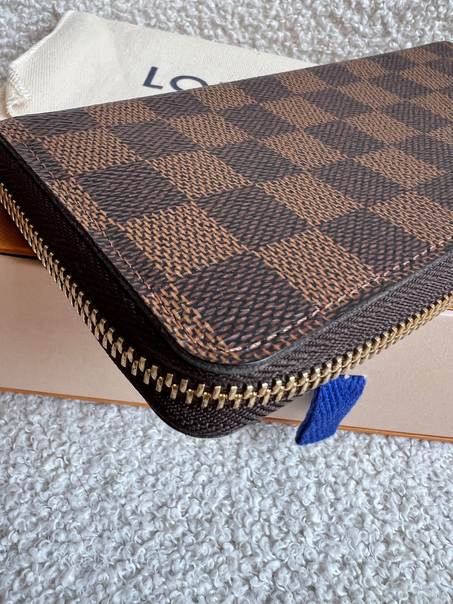 Louis Vuitton Clemence Wallet in Damier Ebene (RRP £450)