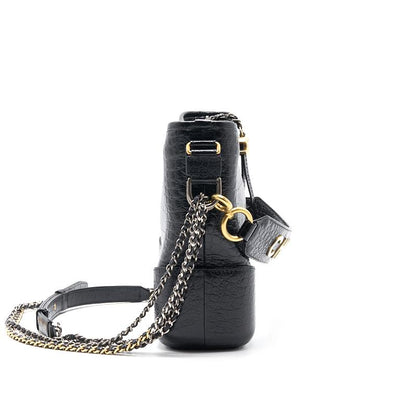 Chanel’s Medium Gabrielle Hobo Bag Crocodile Embossed Calfskin Black
