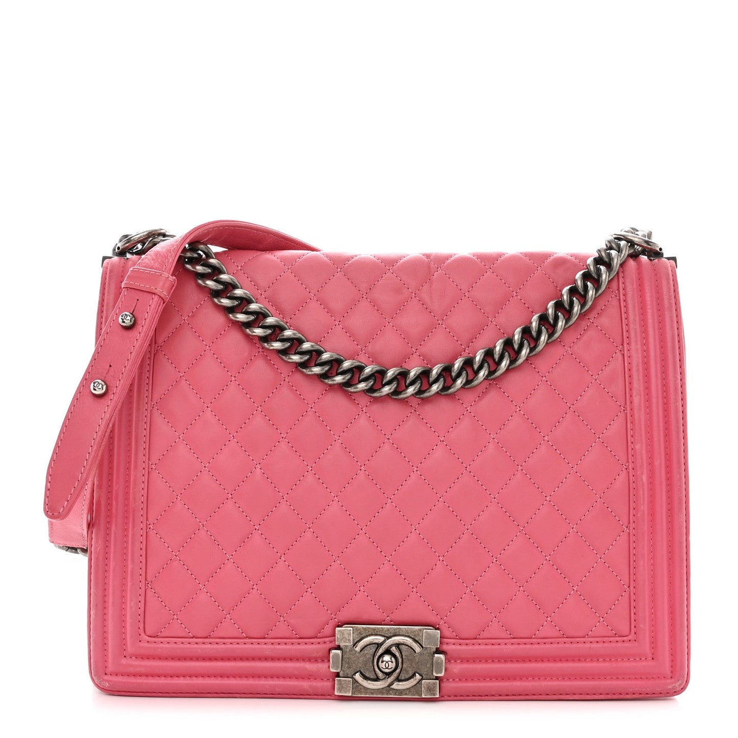 Chanel Boy Large Quilted Calfskin Shoulder Bag