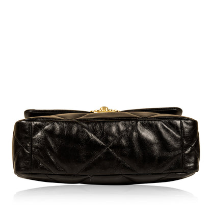 Chanel Chanel 19 Lambskin Black Shoulder Bag Style 26
