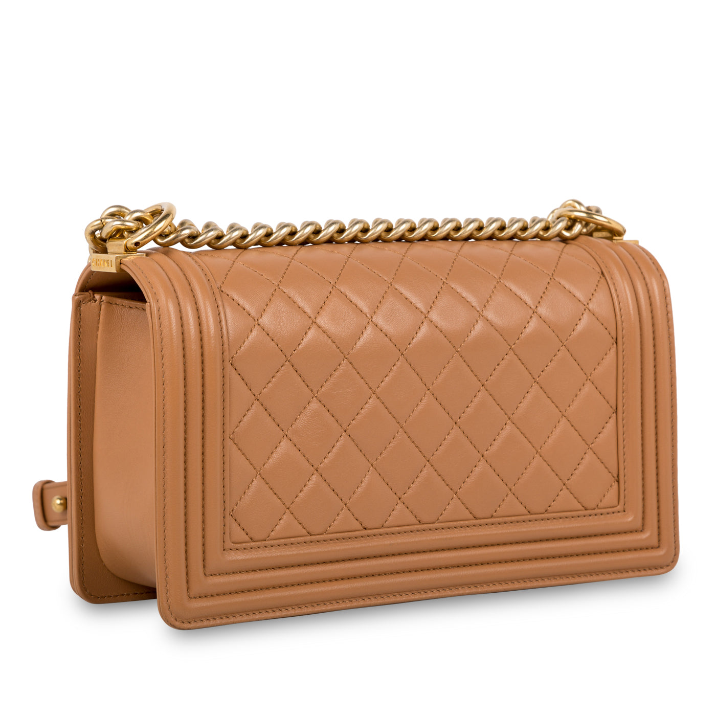 Chanel Boy Bag Lambskin Black Shoulder Bag Style 44