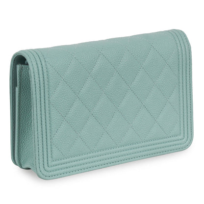 Chanel Boy WOC - Tiffany Blue Caviar