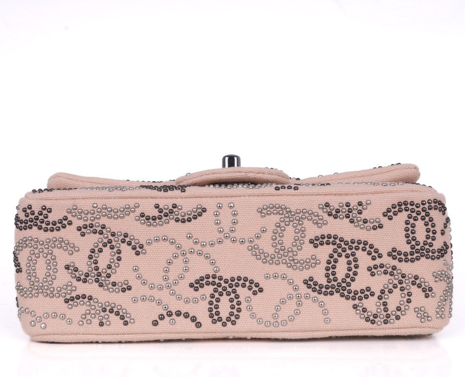 Chanel Classic Flap Leather Pink Shoulder Bag