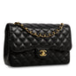 Chanel Classic Flap Caviar Black Shoulder Bag Style 48