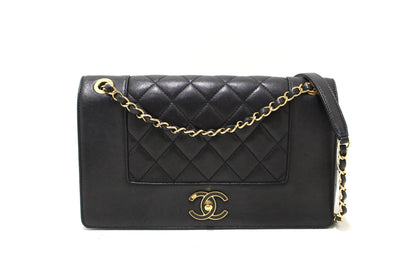 Chanel Flap Calfskin Leather Shoulder Bag