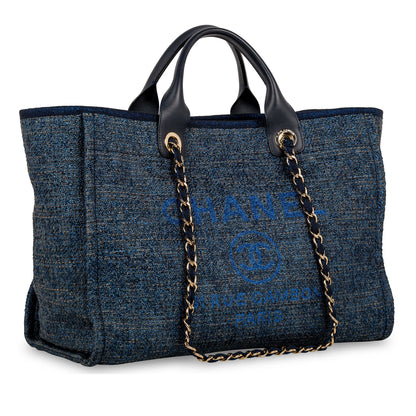 Chanel Cambon Canvas Gold Tote Bag Style 2