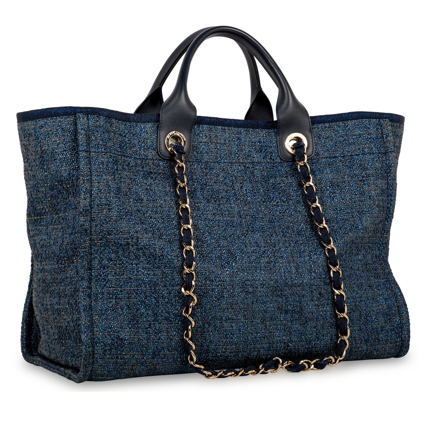 Chanel Cambon Canvas Gold Tote Bag Style 2