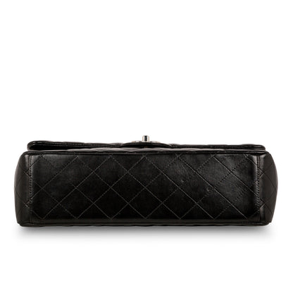 Chanel Classic Flap Lambskin Black Shoulder Bag Style 25