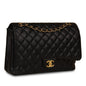 Chanel Classic Flap Caviar Black Shoulder Bag Style 5