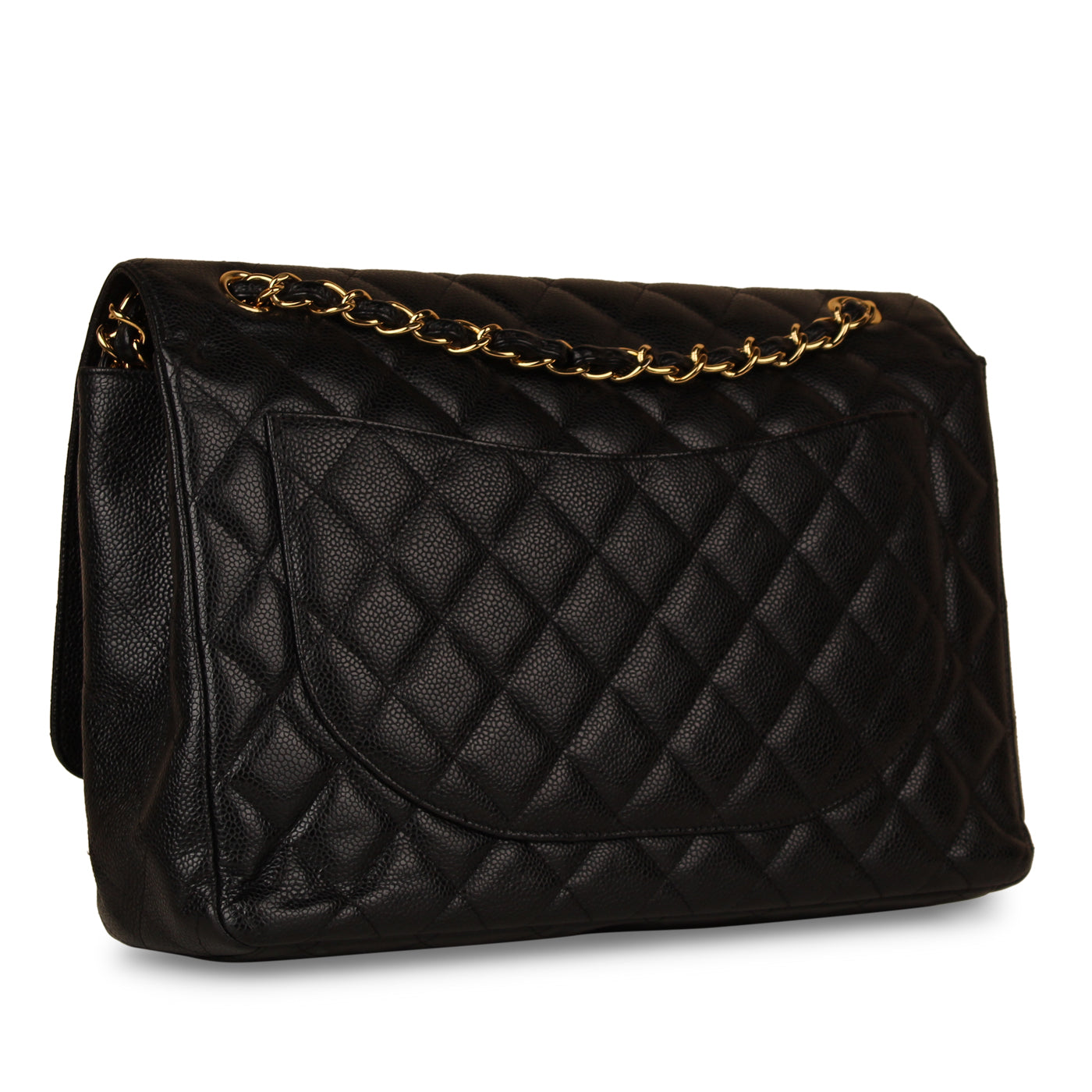 Chanel Classic Flap Caviar Black Shoulder Bag Style 5