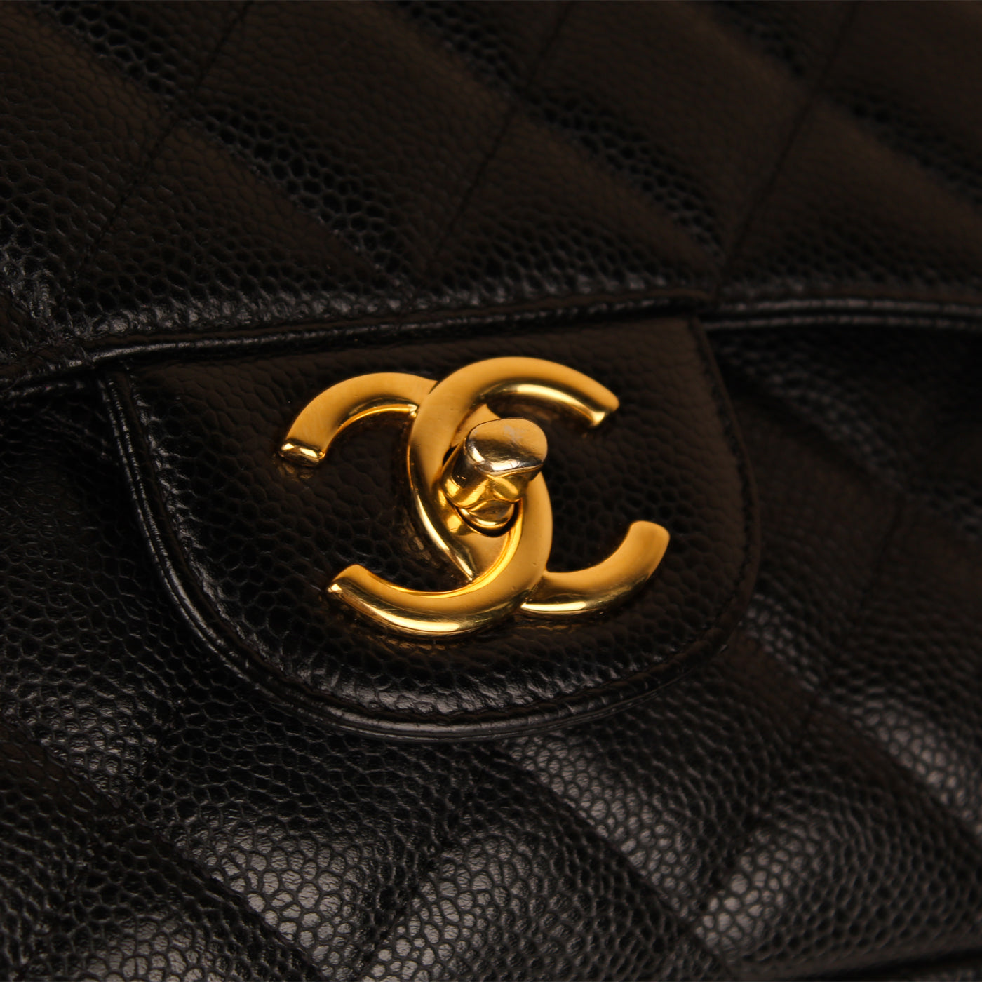 Chanel Classic Flap Caviar Black Shoulder Bag Style 5