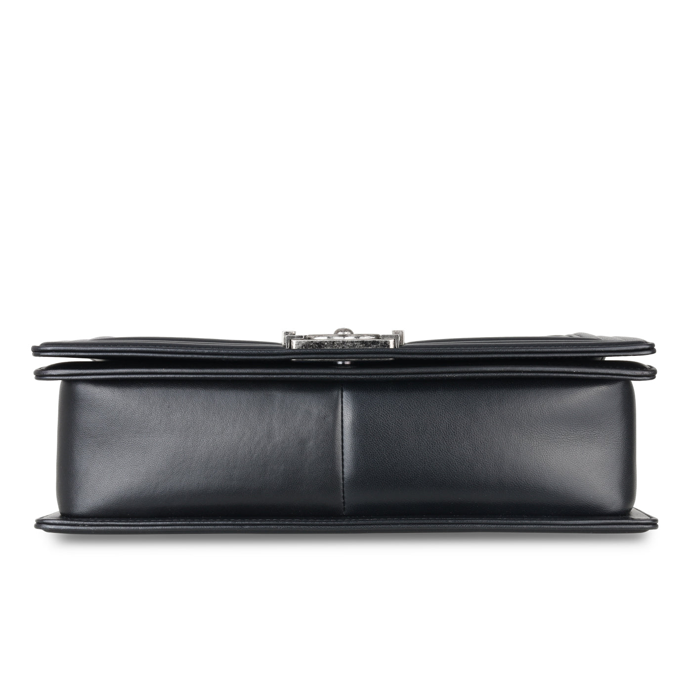 Chanel Boy Bag Lambskin Black Shoulder Bag Style 2