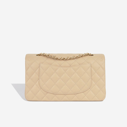 Chanel Classic Flap Lambskin Gold Shoulder Bag Style 32