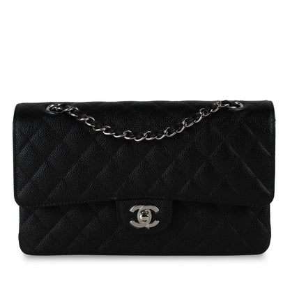 Chanel Classic Flap Caviar Black Shoulder Bag Style 79