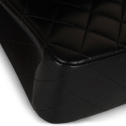 Chanel Classic Flap Bag Medium - Black Lambskin