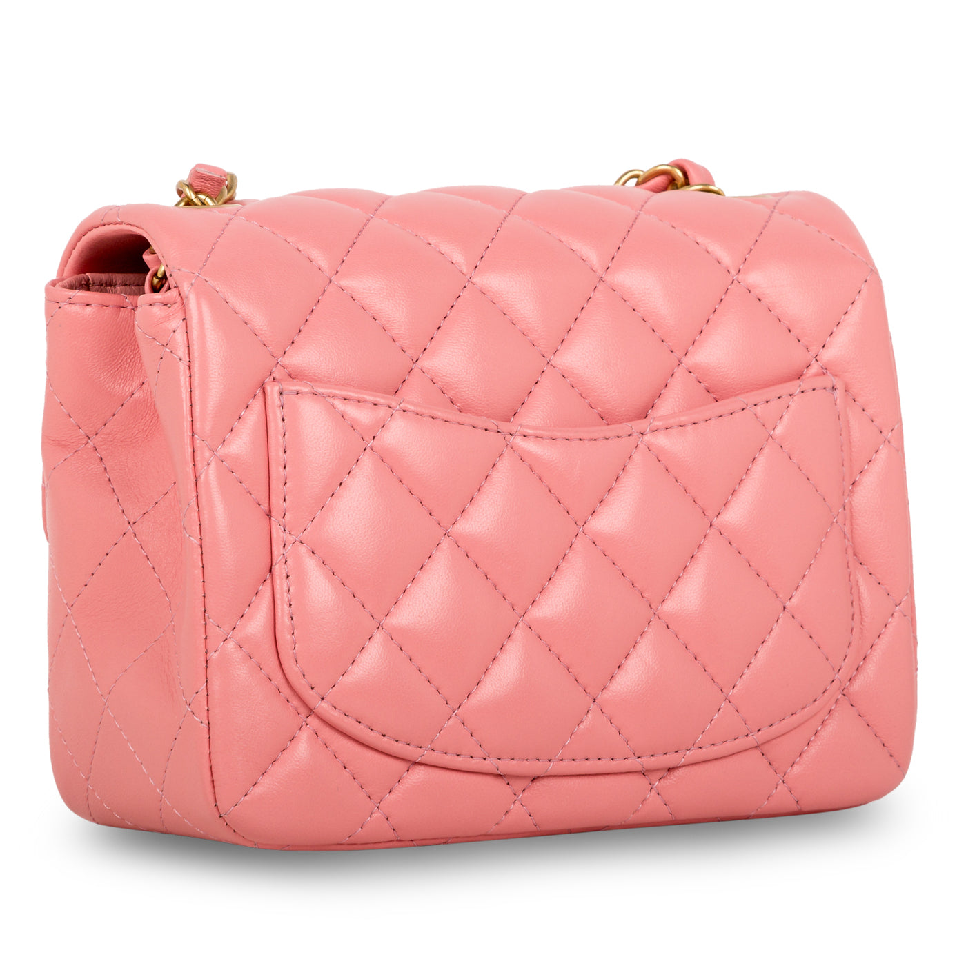 Chanel Classic Flap Lambskin Gold Shoulder Bag Style 97