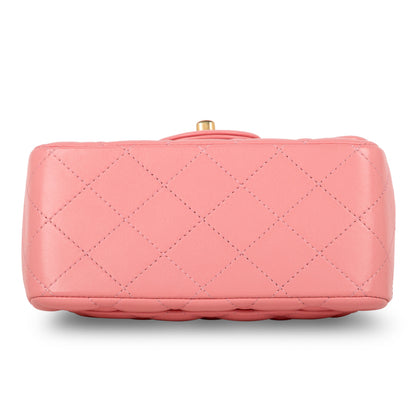 Chanel Classic Flap Lambskin Gold Shoulder Bag Style 97